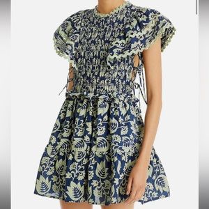Sea Womens Printed Above Knee Fit & Flare Dress